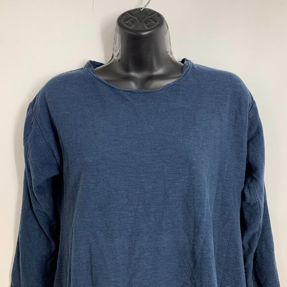 Cut Loose Women's Linen Blend‎ 3/4 Sleeve Boat Neck Pullover Shirt Size S - Picture 4 of 12